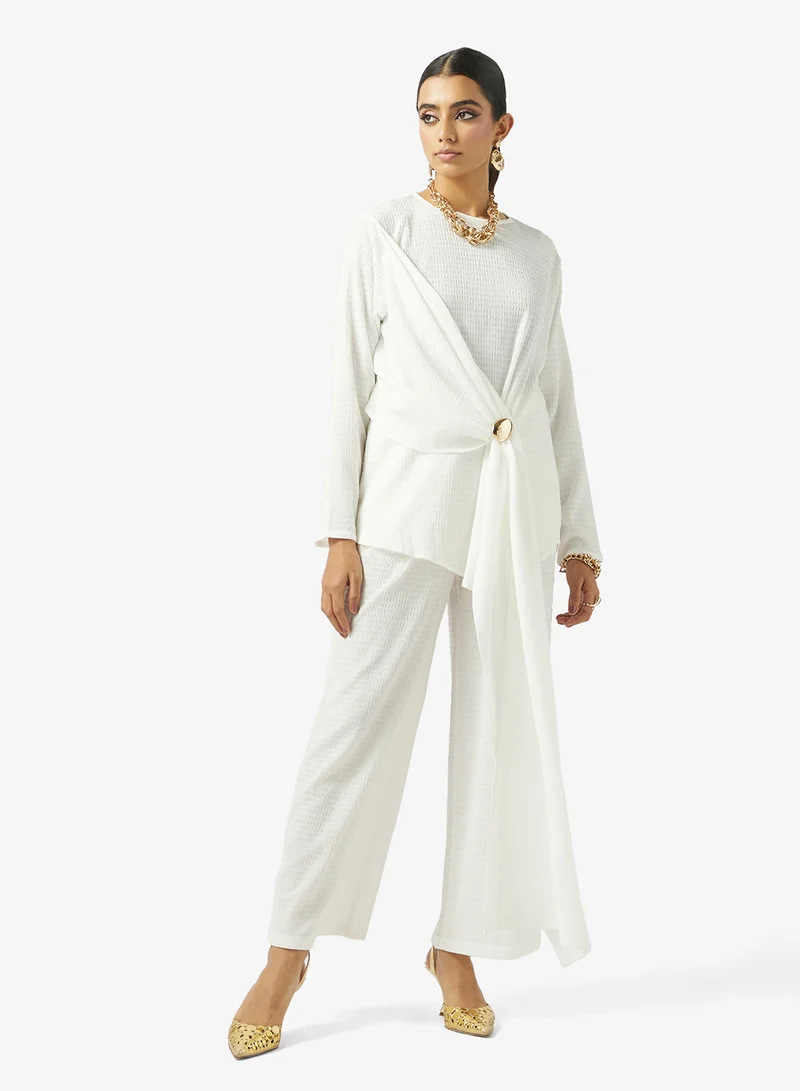 Khizana Wrap Top & Pant Set